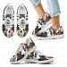 Basset Hound On Black-Kid's Running Shoes-Free Shipping - Kid's Sneakers - White - Basset Hound On Black-Kid's Running Shoes-Free Shipping / 13 CHILD (EU31)