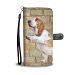 Basset Hound Print Wallet Case- Free Shipping - LG K10