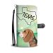 Beagle Butterfly Print Wallet Case-Free Shipping-TX State - LG Q6