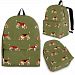 Beagle Dog Print Backpack-Express Shipping - Backpack - Black - Beagle Print Backpack-Express Shipping / Child (Ages 4 to 7)