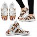 Beagle Dog Print (Black/White) Running Shoes For Women-Express Delivery - Women's Sneakers - White - Beagle Dog Print (White) Running Shoes For Women-Free Shipping-Express Delivery / US6 (EU37)
