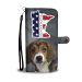 Beagle Print Wallet Case-Free Shipping-MN State - Samsung Galaxy Core PRIME G360