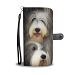 Bearded Collie Dog Print Wallet Case-Free Shipping - Samsung Galaxy S6 Edge