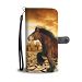 Belgian Horse Print Wallet Case- Free Shipping - Motorola Moto Z Force