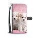 Bichon Frise Puppies Print Wallet Case- Free Shipping - Google Pixel XL
