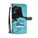 Black Labrador Retriever Dog Print Wallet Case-Free Shipping-AK State - iPhone 5 / 5s / 5c / SE / SE 2