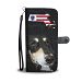 Black Saluki Dog Print Wallet Case-Free Shipping-MA State - iPhone 4 / 4s