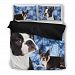 Boston Terrier Bedding Set- Free Shipping - Bedding Set - Black - Boston Terrier Bedding Set- Free Shipping / Queen/Full