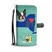 Boston Terrier Dog Print Wallet Case-Free Shipping-NY State - Samsung Galaxy S7