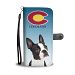 Boston Terrier Print Wallet Case-Free Shipping-CO State - HTC 11