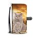 British Shorthair Cat Print Wallet Case- Free Shipping - Samsung Galaxy A7