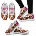 Brittany-Dog Running Shoes For Women-Free Shipping - Women's Sneakers - White - Brittany-Dog Running Shoes For Women-Free Shipping / US12 (EU44)