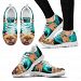 Brussels Griffon On Deep Skyblue Print Running Shoes For Women- Free Shipping - Women's Sneakers - White - Brussels Griffon On Deep Skyblue Print Running Shoes For Women- Free Shipping / US11 (EU42)