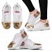 Brussels Griffon Pink White Print Running Shoes For Women-Free Shipping - Women's Sneakers - White - Brussels Griffon Pink White Print Running Shoes For Women-Free Shipping / US11.5 (EU43)