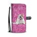 Bulldog On Pink Print Wallet Case-Free Shipping - Samsung Galaxy S9