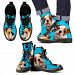 Bulldog Print Boots For Men-Limited Edition-Express Shipping - Men's Boots - Black - Bulldog Print Boots For Men-Limited Edition-Express Shipping / US9.5 (EU43)