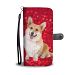 Cardigan Welsh Corgi Dog On Hearts Print Wallet Case-Free Shipping - iPhone 7 / 7s