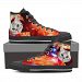 Cat Printed-Women's High Top Canvas Shoe-Free Shipping - Womens High Top - Black - Cat Printed-Women's High Top Canvas Shoe-Free Shipping / US11 (EU42)