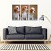 Cavalier King Charles Spaniel Print- Piece Framed Canvas- Free Shipping - 3 Piece Framed Canvas - Cavalier King Charles Spaniel Print- 3 Piece Framed Canvas- Free Shipping / Framed