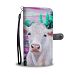 Charolais Cattle (Cow) Print Wallet Case-Free Shipping - LG V30
