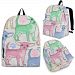 Chihuahua Print Backpack-Express Shipping - Backpack - Black - Chihuahua Paw Print Backpack-Express Shipping / Youth (Ages 8 to 12)