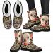 Chihuahua Print Faux Fur Boots For Women-Free Shipping - Faux Fur Boots - Black - Chihuahua Print Faux Fur Boots For Women-Free Shipping / US11.5 (EU43)
