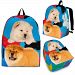 Chow Chow Dog Print Backpack-Express Shipping - Backpack - Black - Chow Chow Dog Print Backpack-Express Shipping / Youth (Ages 8 to 12)