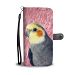 Cockatiel Parrot Print Wallet Case-Free Shipping - iPhone 7 Plus / 7s Plus