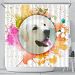 Colorful Labrador Retriever Dog Print Shower Curtain-Free Shipping - Shower Curtain - Colorful Labrador Retriever Dog Print Shower Curtain-Free Shipping