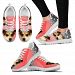 Customized Dog On Pink Print Running Shoes For Women- Design By Sandy Hunter-Express Shipping - Women's Sneakers - White - Customized Dog On Pink Print Running Shoes For Women- Design By Sandy Hunter-Express Shipping / US10 (EU41)