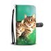 Cute American Bobtail Print Wallet Case-Free Shipping - iPhone 4 / 4s