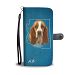 Cute Basset Hound Print Wallet Case- Free Shipping-AZ State - Samsung Galaxy Note 8