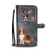 Cute Basset Hound Print Wallet Case-Free Shipping-CO State - LG Q8