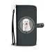 Cute Bichon Frise Dog In Circle Print Wallet Case-Free Shipping - Samsung Galaxy A5
