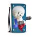 Cute Bichon Frise Print Wallet Case- Free Shipping- TX State - iPhone 6 / 6s