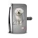 Cute Bichon Frise Print Wallet Case-Free Shipping- IN State - Samsung Galaxy S9