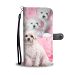 Cute Bolognese Dog Print Wallet Case- Free Shipping - iPhone 7 Plus / 7s Plus