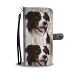 Cute Border Collie Dog Print Wallet Case-Free Shipping - Samsung Galaxy Note 5