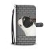 Cute Boston Terrier Printed on wall Wallet Case-Free Shipping - iPhone X