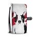 Cute Boston Terrier Print Wallet Case-Free Shipping - LG G4