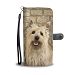 Cute Cairn Terrier Print Wallet Case- Free Shipping - Nokia 8