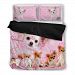 Cute Chihuahua Pink Bedding Set- Free Shipping - Bedding Set - Black - Cute Chihuahua Pink Bedding Set- Free Shipping / King