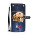 Cute Golden Retriever Print Wallet Case- Free Shipping-IA State - iPhone 7 / 7s