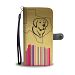Cute Golden Retriever Sketch Print Wallet Case-Free Shipping-TX State - Huawei P10