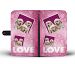 Cute Labrador retriever puppies with Love Print Wallet Case-Free Shipping - OnePlus 5 / 5T