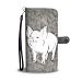 Cute Middle White Pig Print Wallet Case-Free Shipping - Samsung Galaxy S8 PLUS