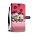 Cute Miniature pig Print Wallet Case-Free Shipping - Motorola Droid Turbo 2