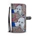 Cute Poodle Dog Print Wallet Case-Free Shipping-NY State - HTC 11