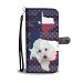 Cute Poodle Dog Print Wallet Case-Free Shipping-TX State - Nokia 8