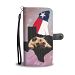 Cute Pug Dog On Pink Print Wallet Case-Free Shipping-TX State - Nokia 8